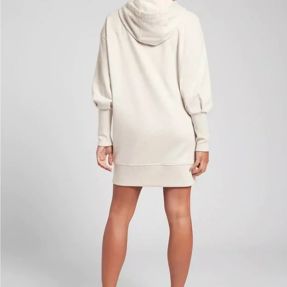 Athleta Off-White Hoodie Dress size small ( PLEASE READ!) - Picture 2 of 16